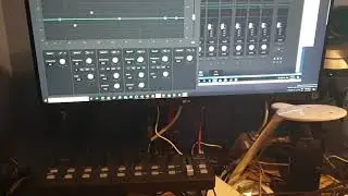 Adjust Atem Mini Fairlight audio EQ using XTouch Mini midi device