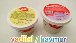 vadilal and havmor amarican dryfruit icecream