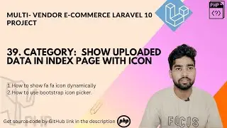 category- Show data in index page with uploaded icon and category name #laravel10 #ecomlaravel