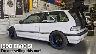 1990 Civic Si - JDM Front Bumper, Hasport Mounts, Clear Taillights & Battery Relocation