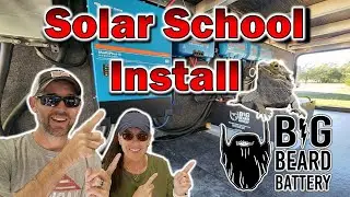 RV Solar School Install (NRVTA) - BIG BEARD BATTERY