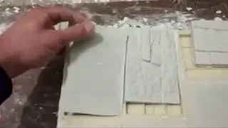 Декоративный камень из гипса.