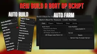 Build A Boat Auto Build Script | Copy / Paste Builds | + Auto farms |