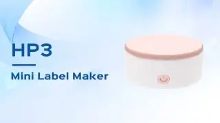 Wireless and No Ink Mini Label Maker HP3, Good Gift for Home Organization