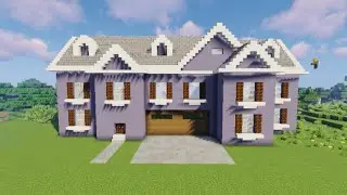 Building a HUGE Suburban Mansion in Minecraft