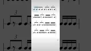 An 8th triplet figure - let's practise this rhythm 🎵