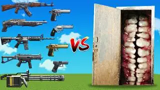 This TaCZ Gun BROKE the SMILE ROOM in Minecraft…