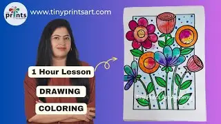 Watercolor Painting Flowers