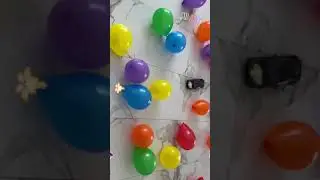 Лопаем шарики машинкой на пульте управления. Громко и весело🎈🎈🎈🤩🤩🤩