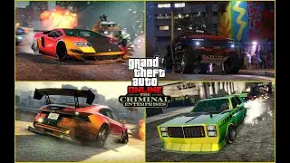 Обзор всех (почти) новых машин в GTAO: The Criminal Enterprises