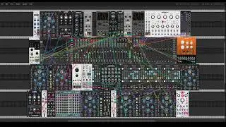 Experimental IDM patch in VCV Rack