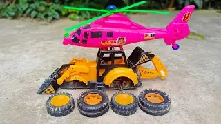 On the tree auto rickshaw, helicopter, train, big truck Inside the box body parts finding and attach