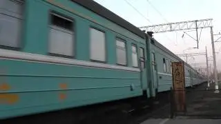 ЭП1-250 с поездом 007Р Алматы - Москва 