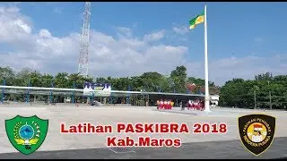 SESI LATIHAN PASKIBRA 2018 KABUPATEN MAROS