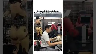 Chinese robotics company developing a robot stripper . She takes $BTC 🤖