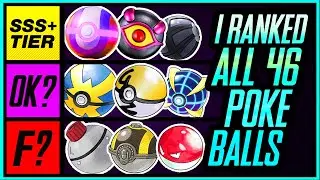 I Ranked ALL 46 Poke Balls In Pokemon