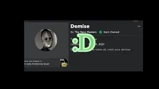 How to get demise badge in roblox a really fricking big house