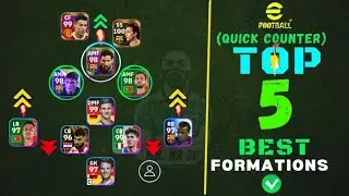 Top 5 Best Formations For Quick Counter In eFootball 2024
