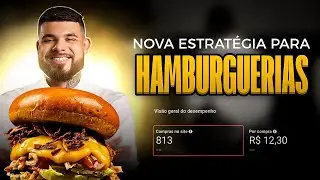 🍔 Como Fazer anúncios para HAMBURGUERIAS! Nova Estratégia ☑️