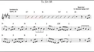 Tú sin mi - Alto Sax