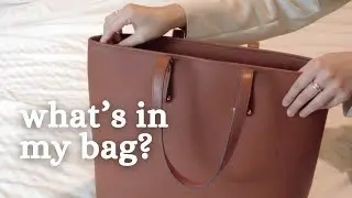 What’s in my bag 2023 edition 👜 my everyday tote bag 🤎 life in my 30s silent vlog ASMR