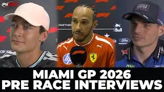 F1 Drivers Pre Race Interviews | Miami Grand Prix 2026