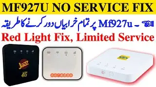 JAZZ MF927U OFFICIALLY UNLOCKED / LIMITED ,NO SERVICE,DISCONNECTED SERVICE FIX