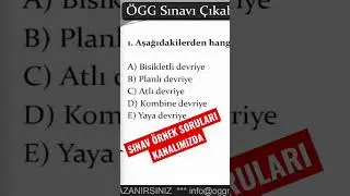 Özel Güvenlik Sınavda Çıkacak Sorular Kanalımızda