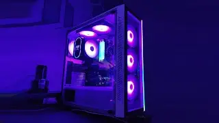 PC CASE BUILD | NEONWHITE