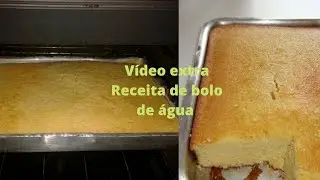 vídeo extra:Receita de bolo de água 😋🎂🍰