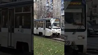 Трамвай 71-619А борт 4039 по маршруту 27