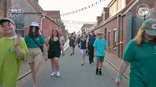 Torchlight procession in Hinte. June 13, 2025