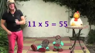 Times Tables Songs 1 - 12 | Learn the 5 x table - Multiplication Song for children