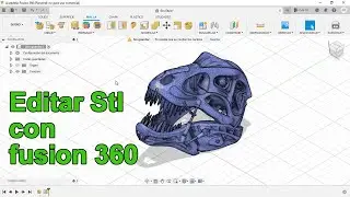 Editar un stl con fusion 360