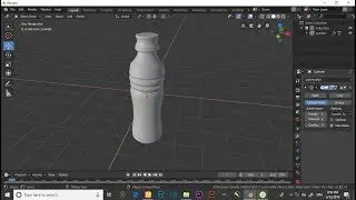 A Bottle modeling in blender 2.80 || Hindi ||
