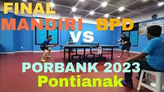 Single Putra Mandiri VS BPD #PORBANK Pontianak 2023 #tenismejaketapang #tenismejamania #ptmsi #aapc