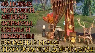 40 Новых Чертежей мебели: Формулы, Схемы и Шаблоны (Западный Вельд) | Золотая Дорога | 2024