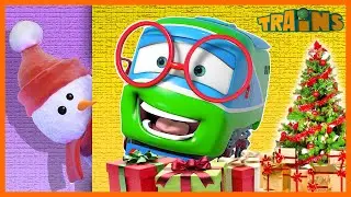 Train cartoon | Super wings | Collection 310