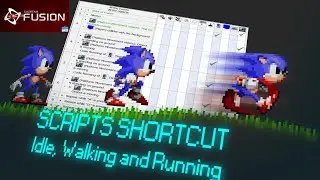 Tutorial platformer SCRIPTS SHORTCUT - Idle, Walking and Running (Animation) Clickteam Fusion 2.5
