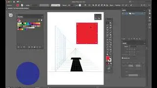 Text and Graphics in One Point Perspective