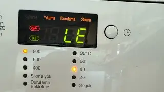 LG Çamaşır Makinesi LE Hatası Çözümü