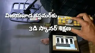 Gold Metal Detector In Vijayawada | 3D Scanner Metal Detector | Training To Customer.