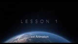 Apple Motion Lesson 1: Text Animation