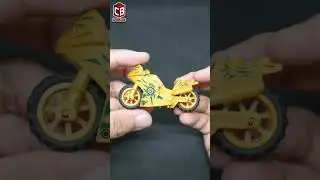 Gold Motorcycle #shorts #crixbrix