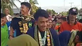 Penyambutan kedatangan pemain gabsis u-15 sambas yang menghebohkan masyarakan pipit teja 😊