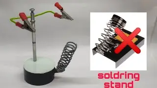 How To Made||THIRD HAND DIY soldring stand || At low coat|| soldring iron || Umartech