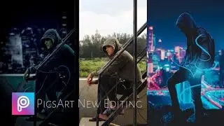 PicsArt Night City Photo Editing | Background Eraser Picsart