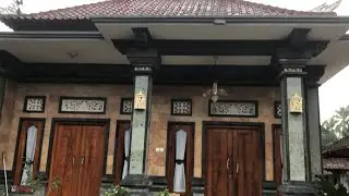 DESAIN RUMAH BALI, BALE BALI TEMPELAN PALIMANAN TANPA PINTU GEBYOG TETAP ELEGAN DAN CANTIK