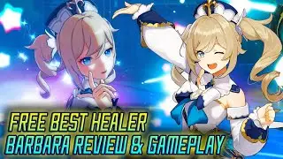 BEST HEALER! BARBARA Character Analysis | Genshin Impact Gamerturk