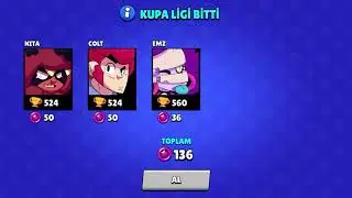 Sezon bitti kaç yıldız puanı aldım!!(300 kupa gitti!!)